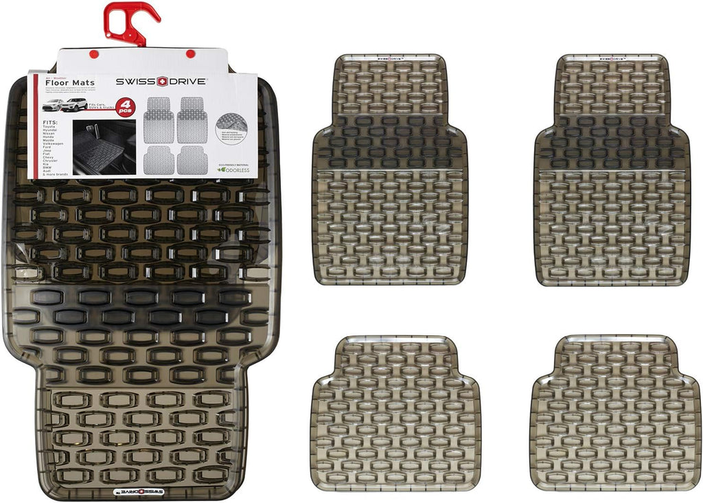 4 pcs Rubber Car Floor Mats G13084
