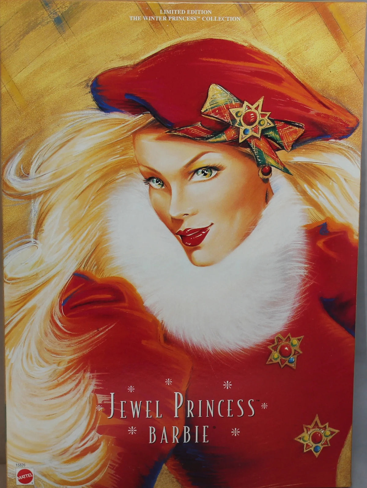 1996 Jewel Princess Barbie, NRFB, Non-Mint Box K20753