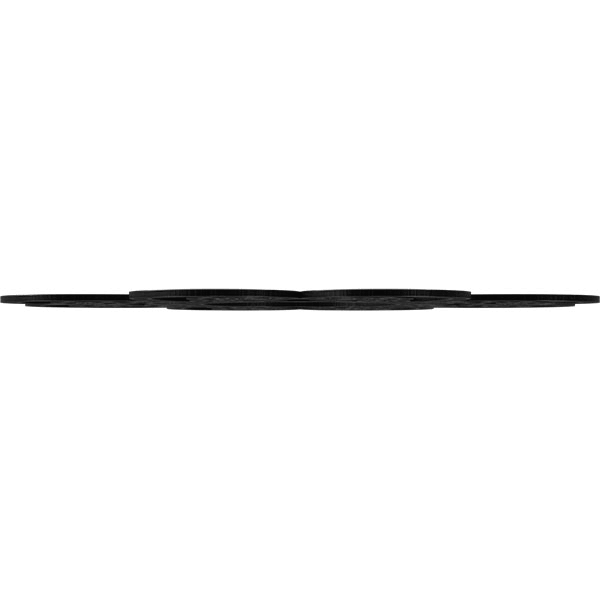 Black Metal Pierced Ceiling Medallion O890487
