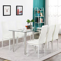 7 Piece Dining Table Set with 6 Chairs U194114