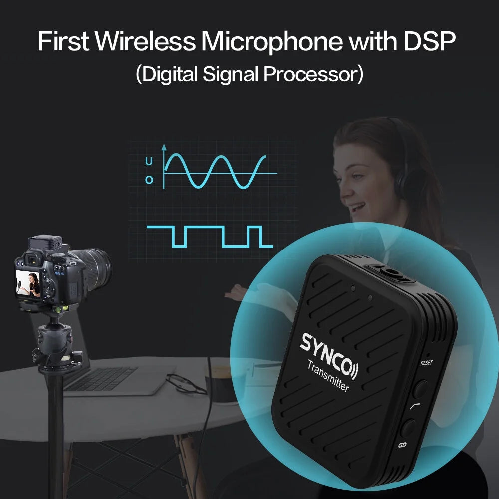 2.4G Wireless Microphone System with 2 Lavalier Microphones N283