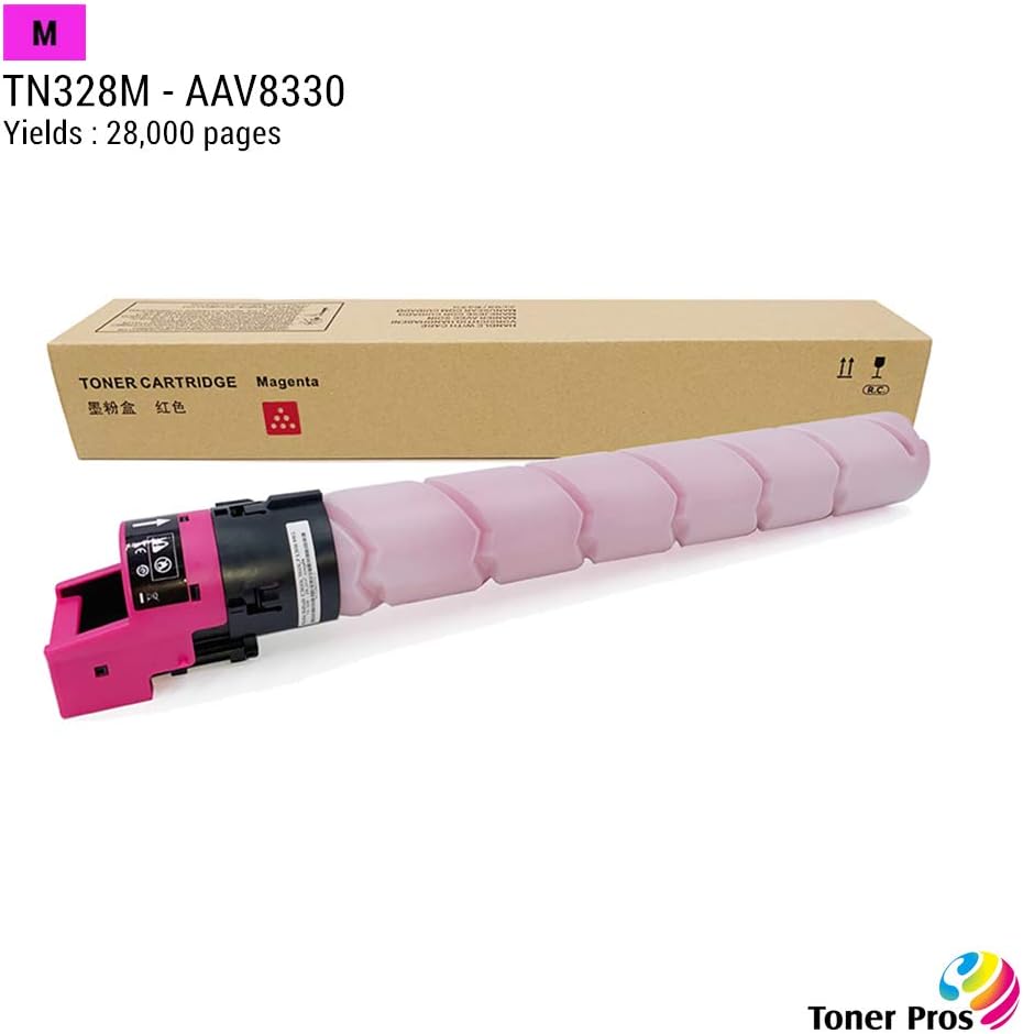 TN-328 Toner Cartridge 4 Color Pack for Konica Minolta Bizhub C250i C300i C360i Printer H4956