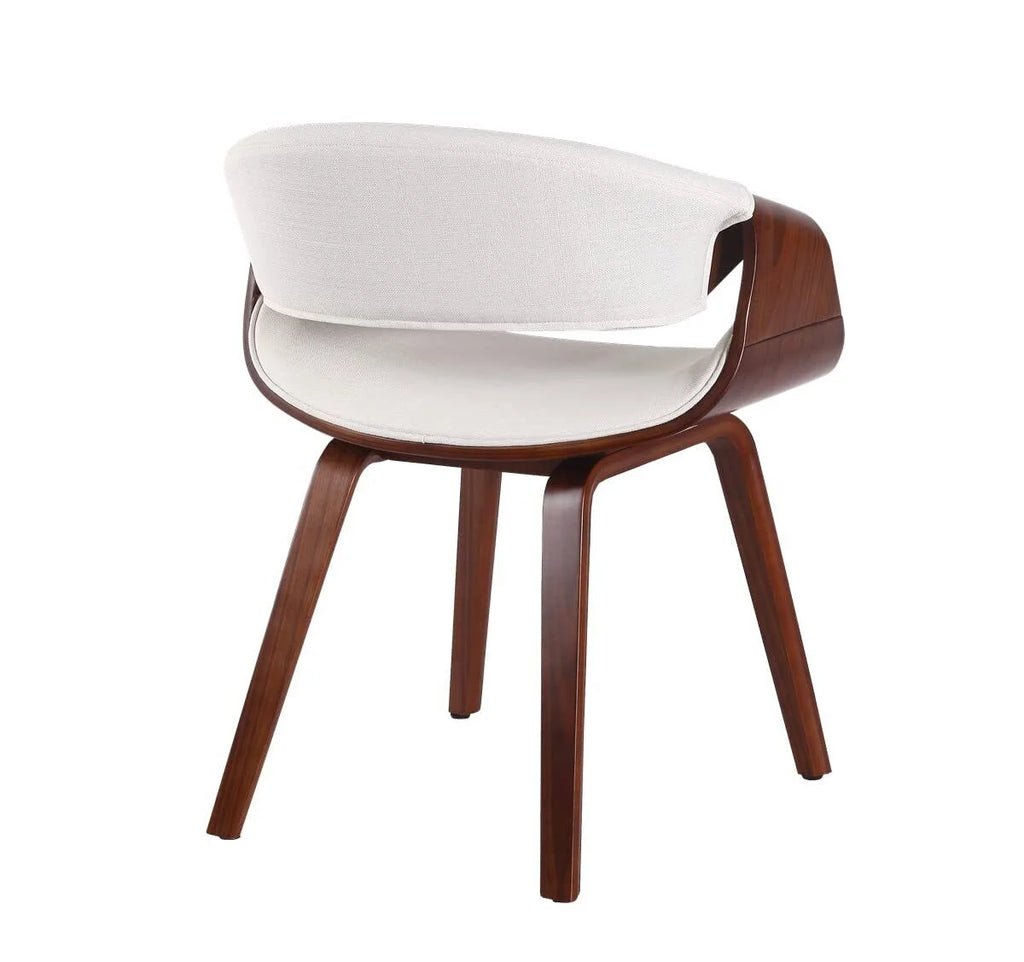 White PU Leather Bentwood Dining Chairs B212
