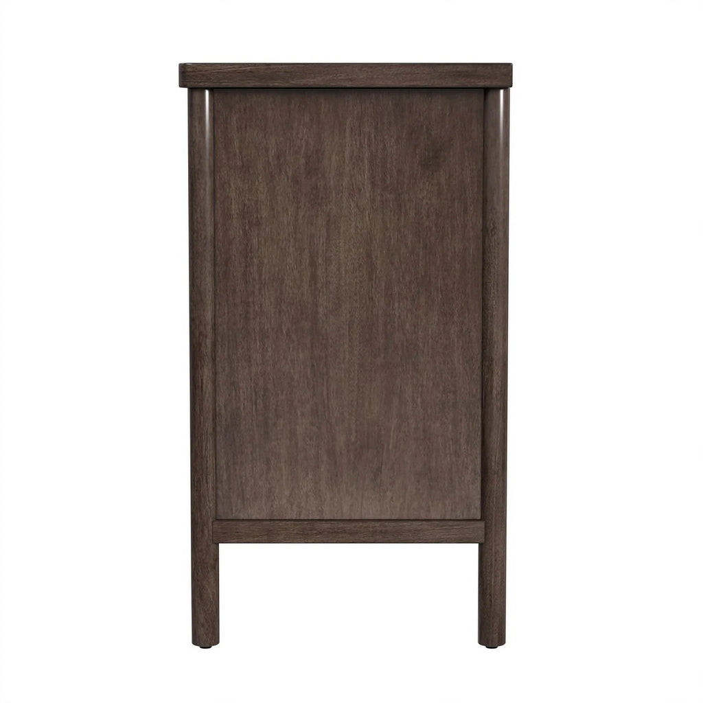 Soft Brown 3 Drawer Wood Dresser Q65701