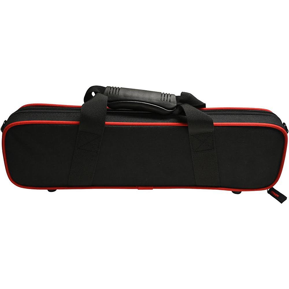 Red & Black Lightweight Flute Case C309