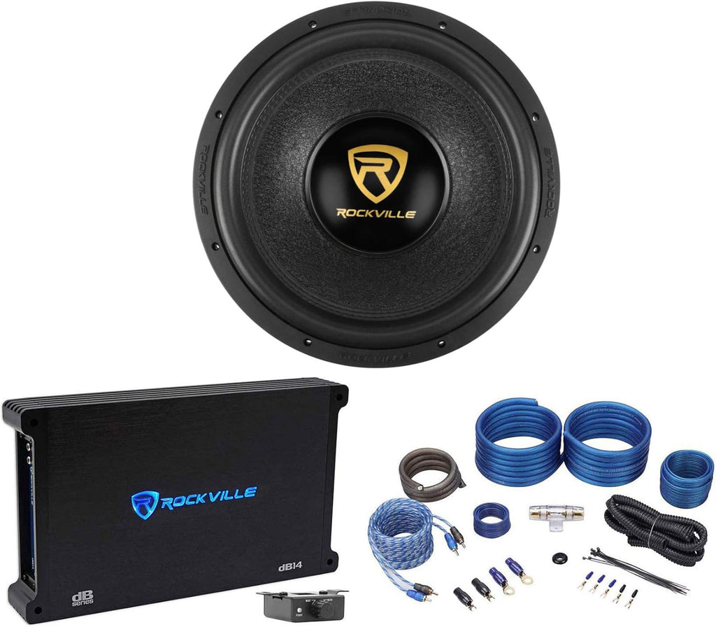 15 5000 Watt Car Audio Subwoofer Mono Amplifier Amp Kit K693458