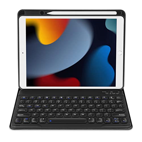 Teal Detachable BT Keyboard Case for iPad 10.2 Y22263