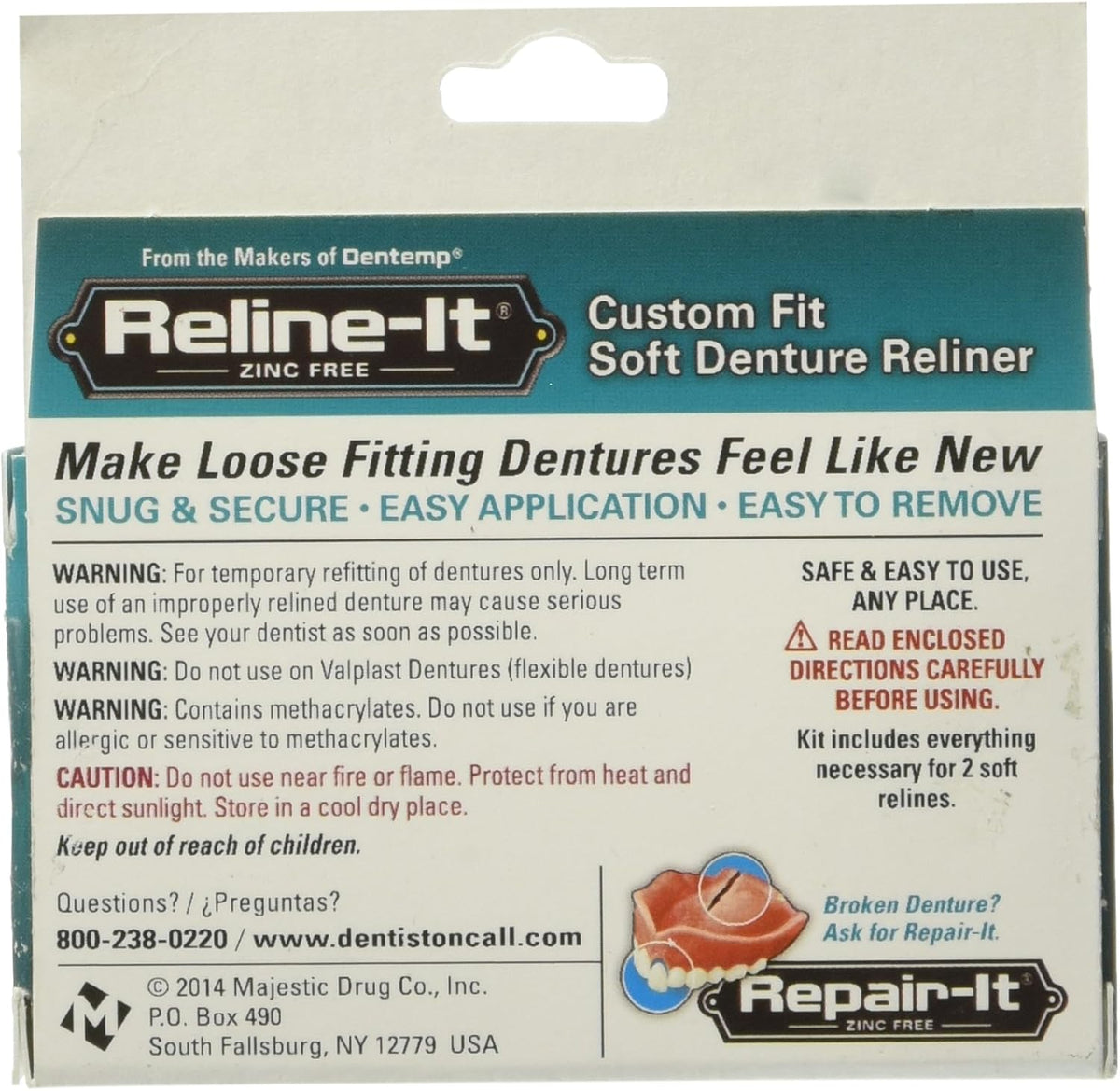 Denture Reliner Kit (Pack of 2) G4046