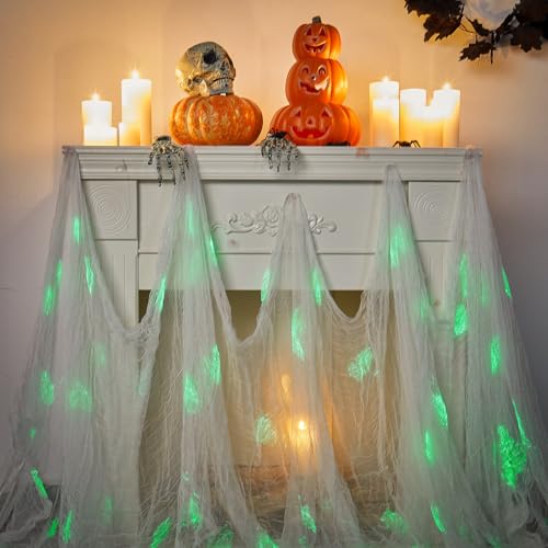 Luminous Halloween Cheesecloth Fabric Decorations O629727