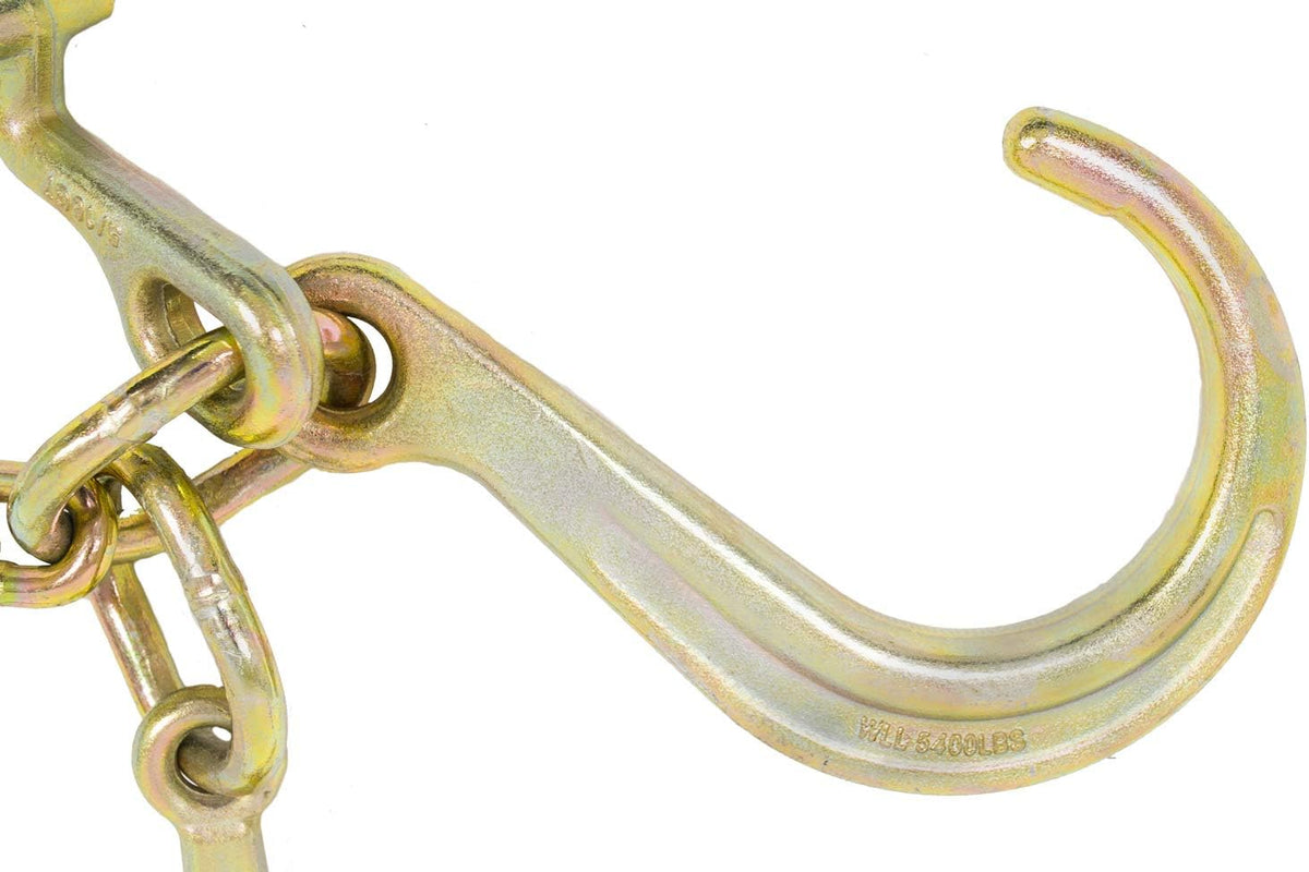 8" Medium J Hooks Chain Bridle with Grab Hooks 2' Legs (2 Pack) K8256