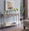 2 Drawer Wooden Console Sofa Table F288