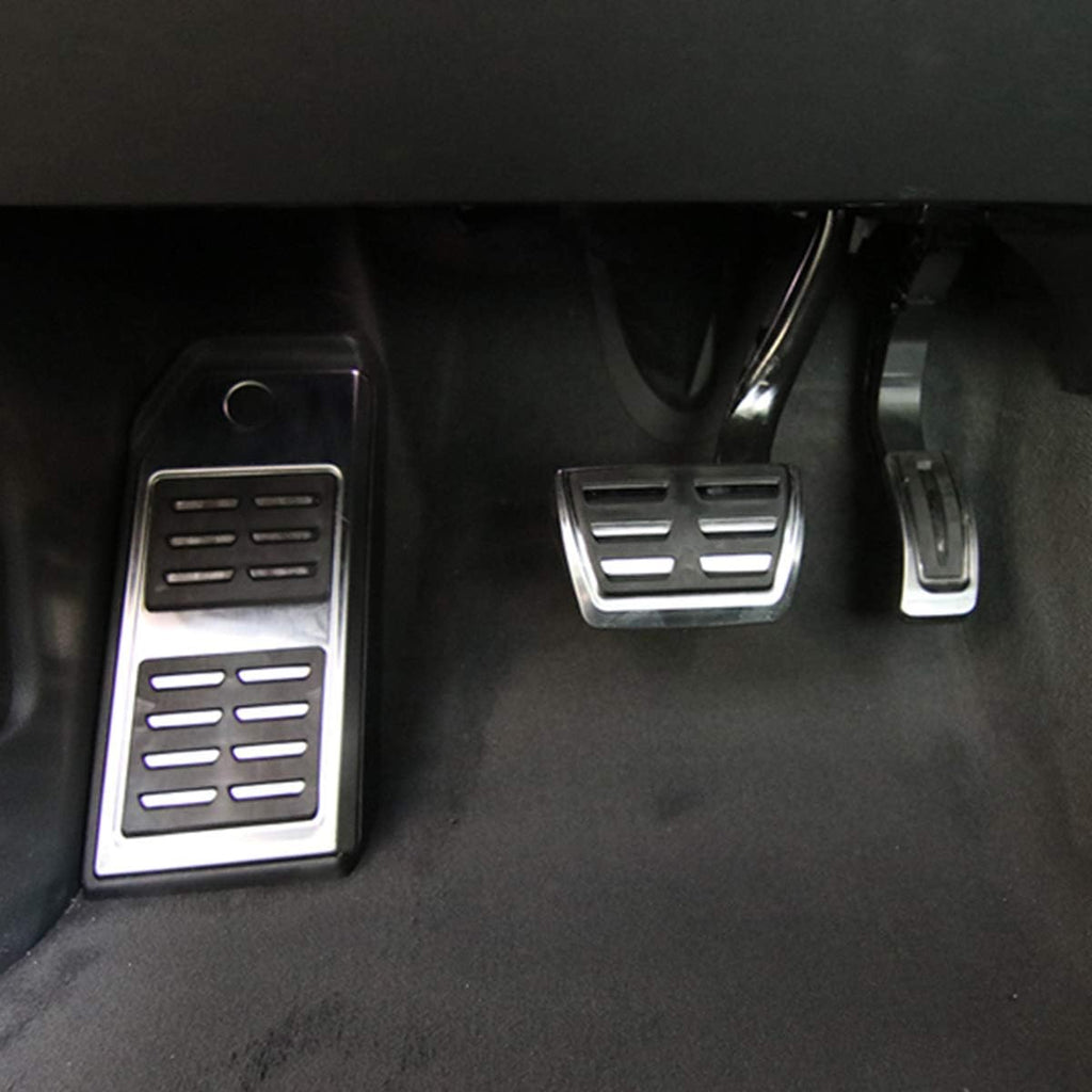 Gas Accelerator Brake Footrest Pedal Cover for Audi Q7 Q8 2017 2018 2019 2020 2021 Porsche Cayenne Touareg (Only for LHD) P92475