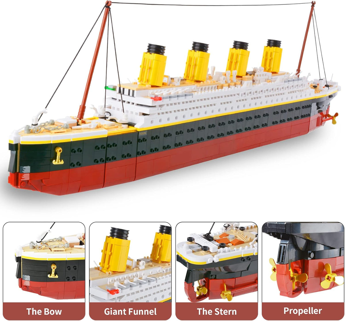 2401 PCS Titanic Cruise Ship Building Block Set D30729