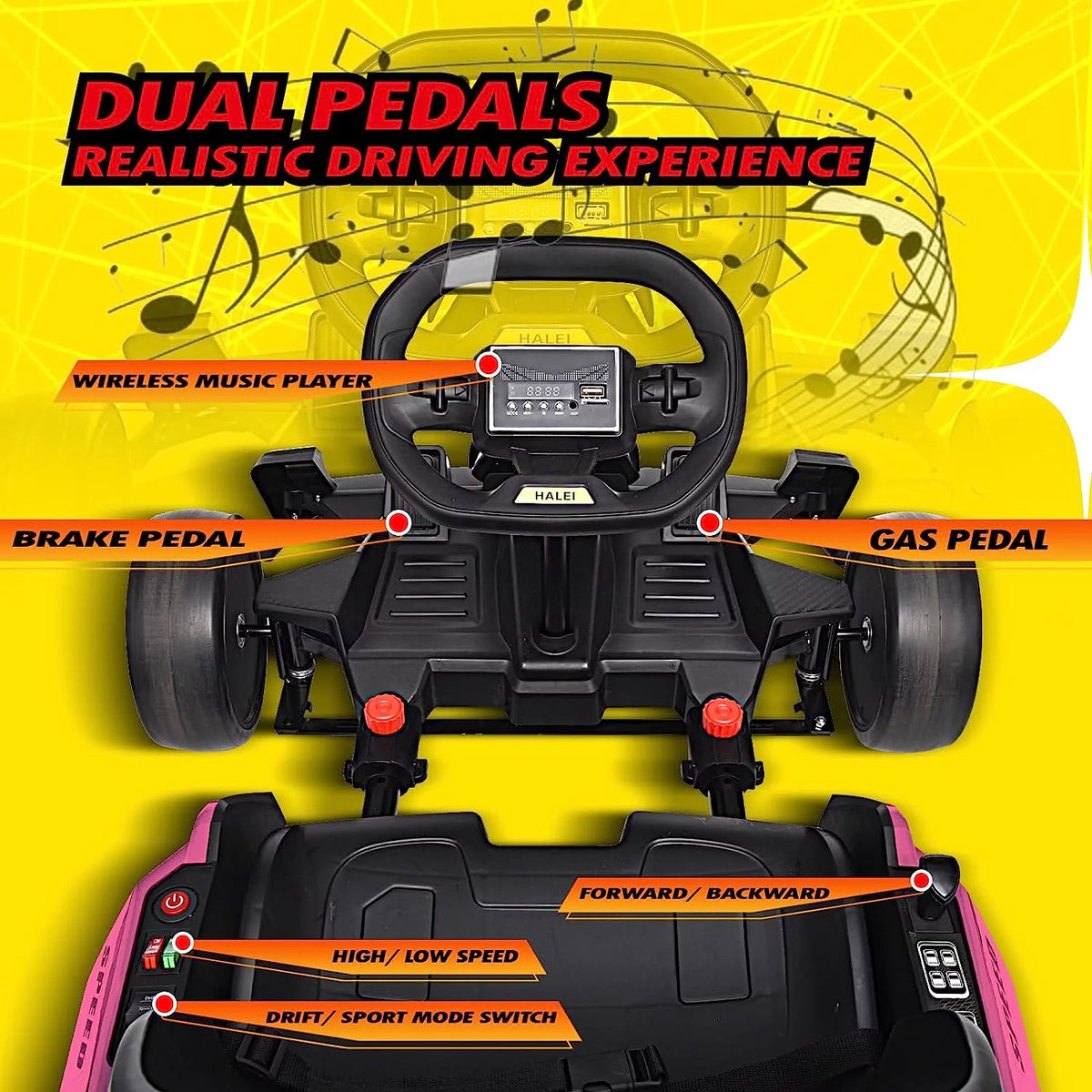 24 V 300W Electric Pedal Go Kart with Drift Mode Z46926