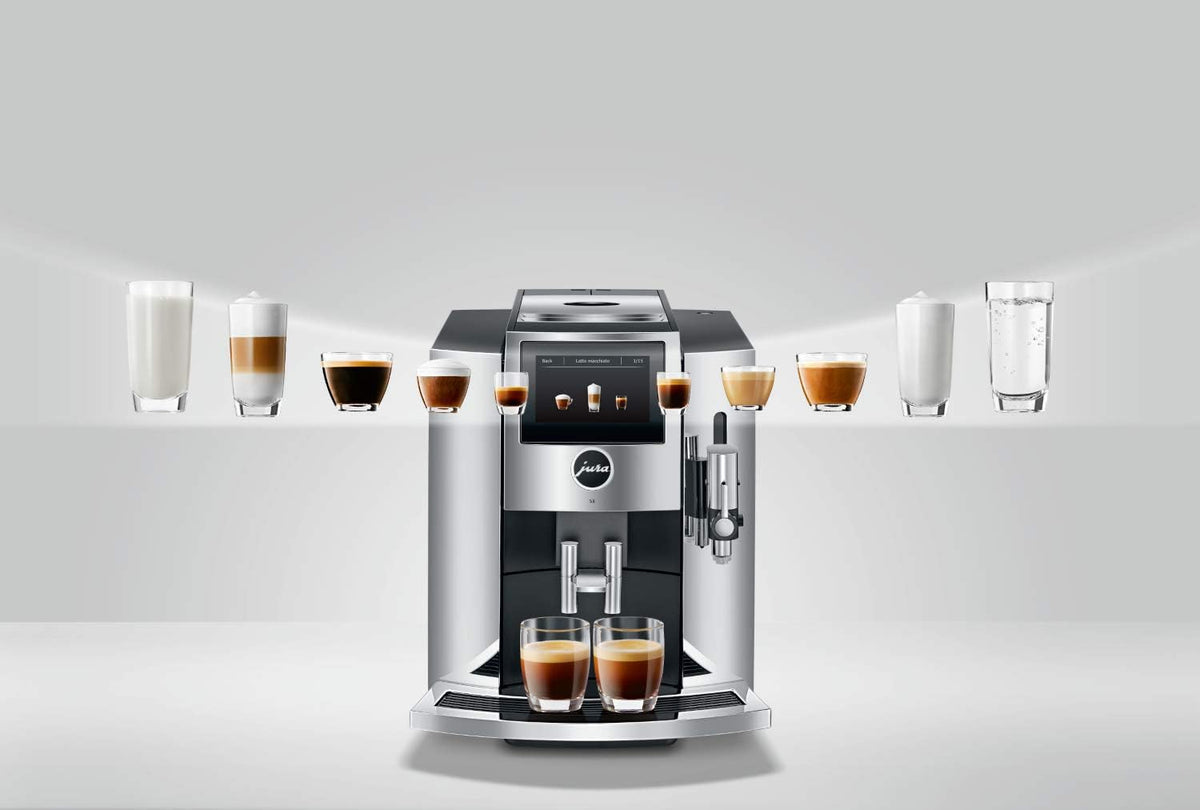 Chrome Automatic Coffee Machine, 64 ounces H1893