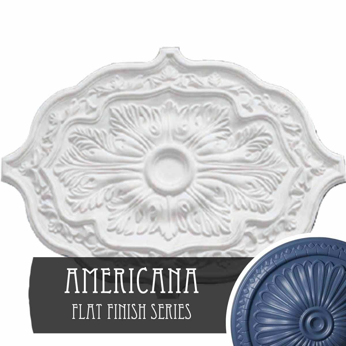 Hand-Painted Pesaro Ceiling Medallion S3218