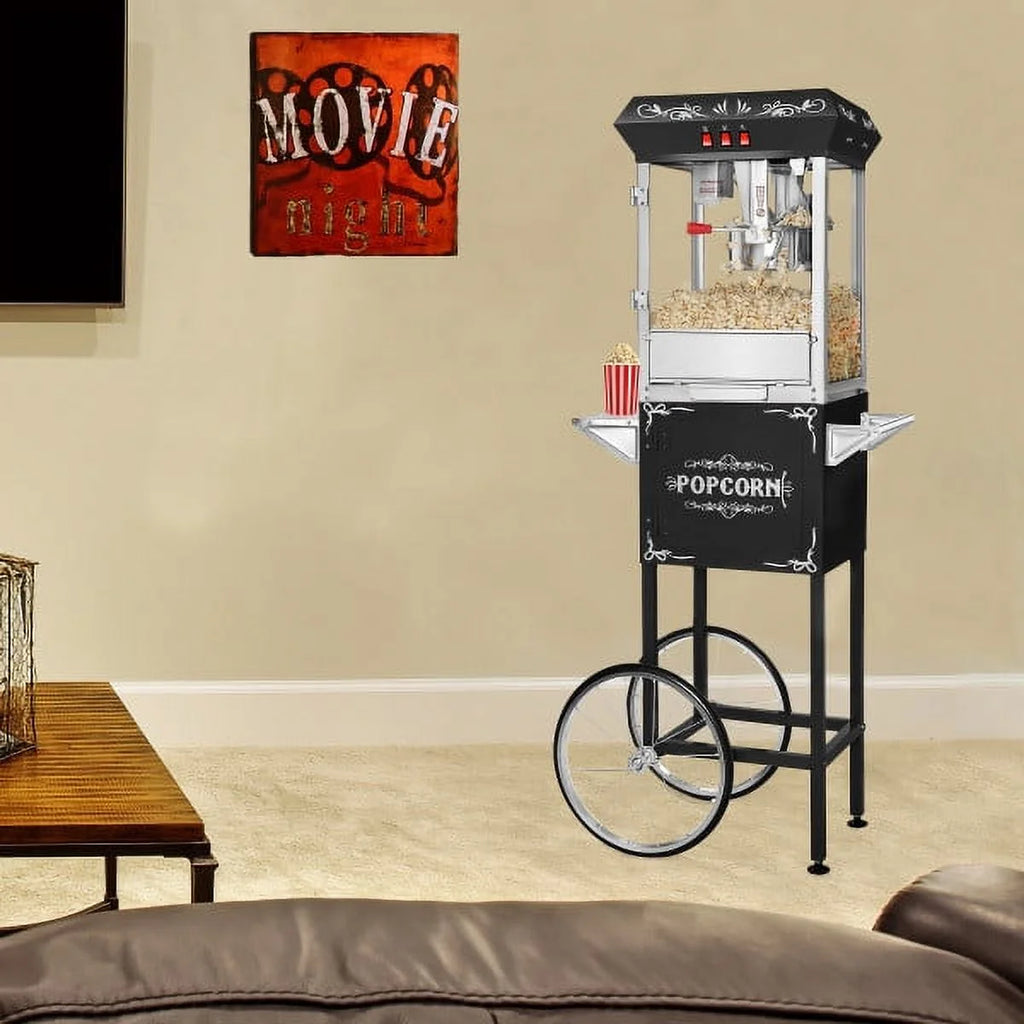 8 oz Popcorn Machine with Cart E312