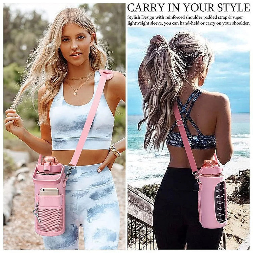 70 oz Tritan BPA-free Sports Bottle with Straw S98336