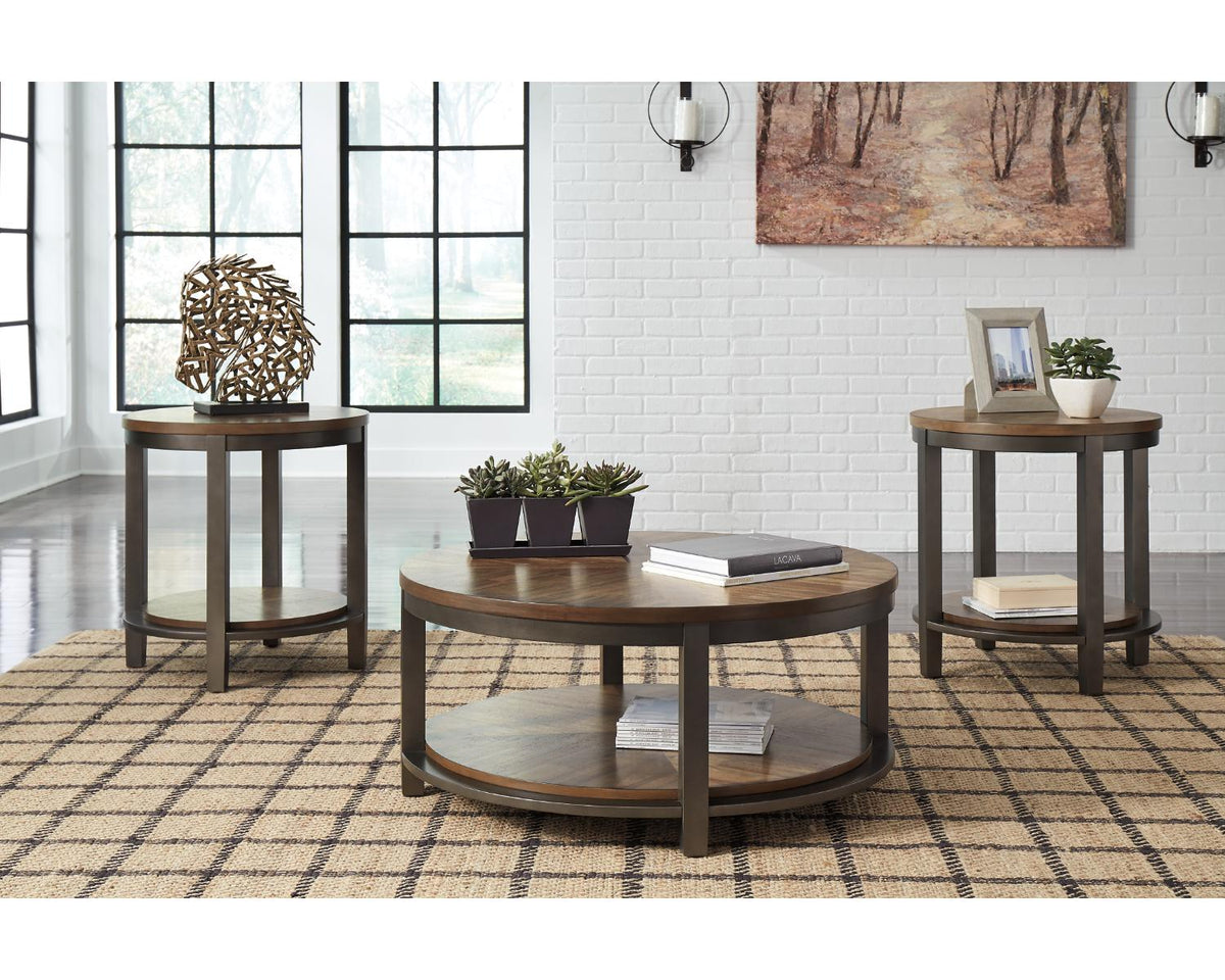 Casual Table (Set of 3) Light Brown D903