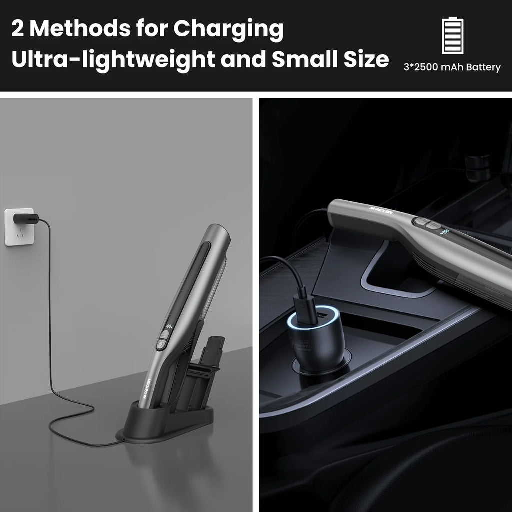 Handheld Vacuum Cleaner Cordless 18000PA 7500mAh Rechargeable Car Vacuum with 2 Suction Modes D16262