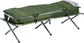 Fold Up Camping Bed Set with Air Cot, Sleeping Bag, Pump W9174