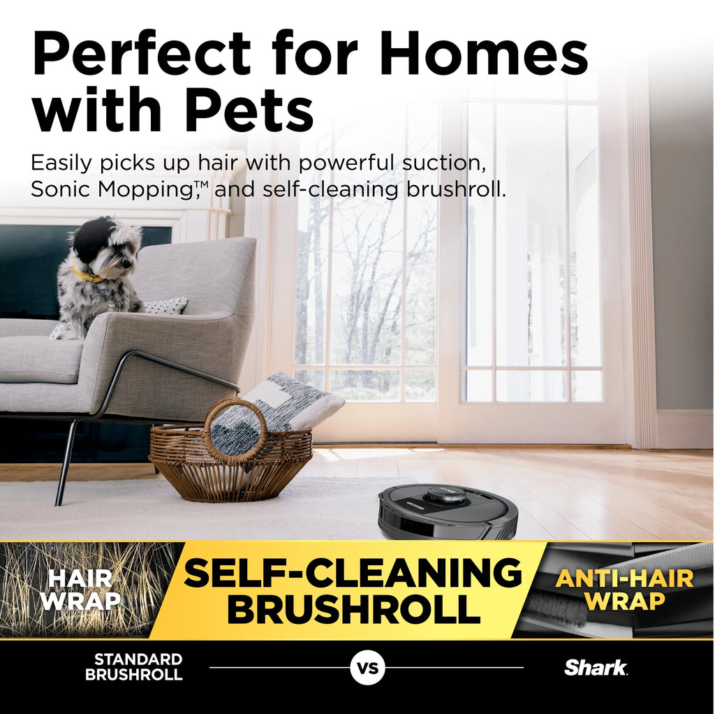 Bagless Robot Vacuum & Mop with Home Mapping T677791
