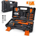 57 Pcs Hand Tool Set with Storage Case Black J82254