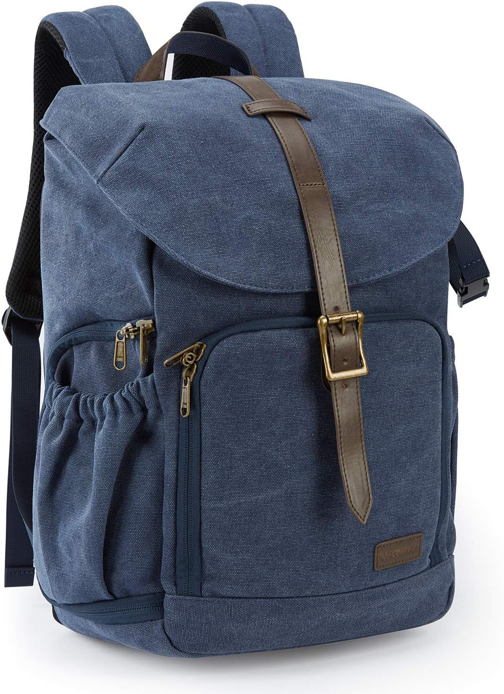 Black Waterproof Camera Backpack with Rain Cover P382904
