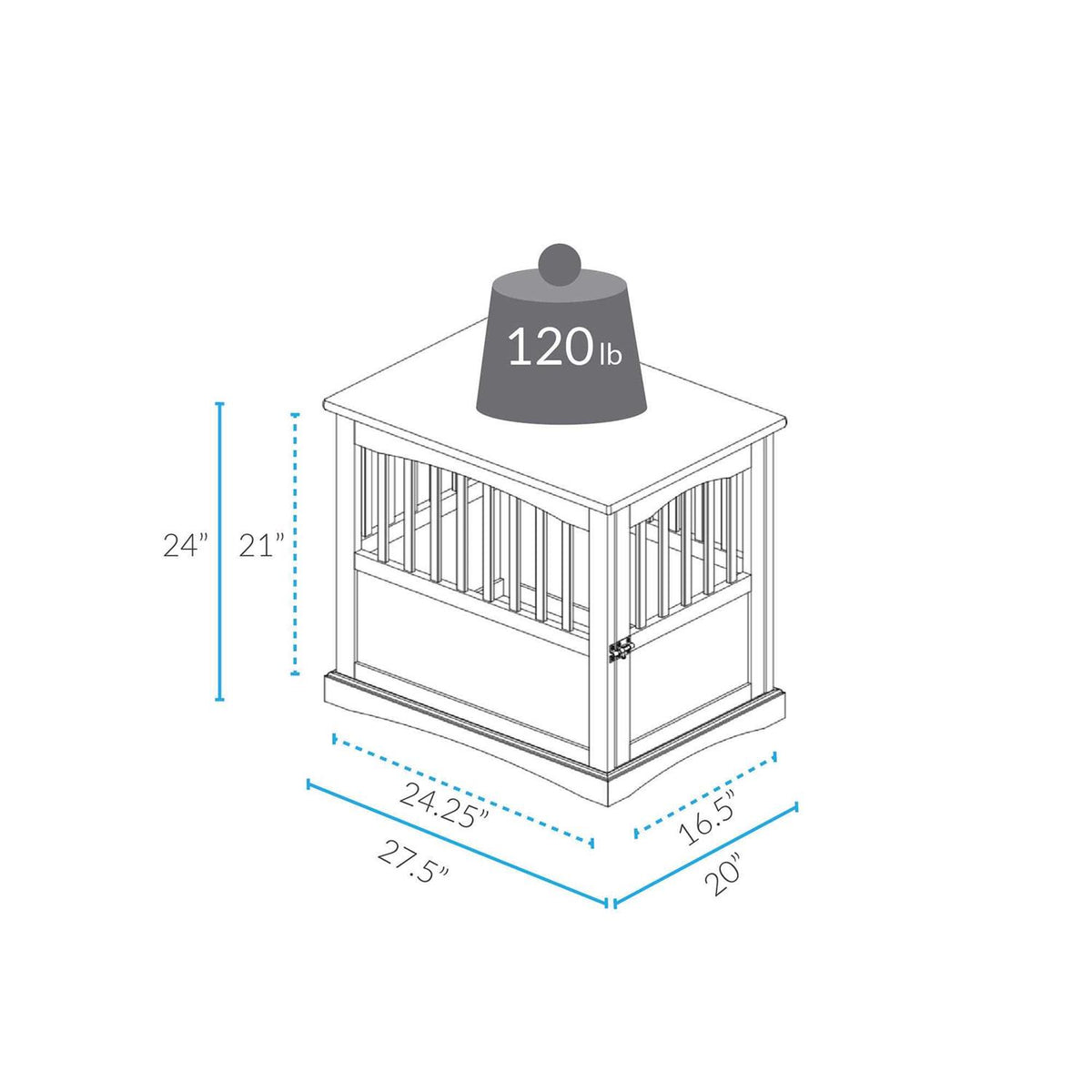 End Table Pet Crate J35182
