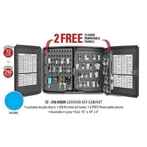 Gray Locking Key Cabinet U81693
