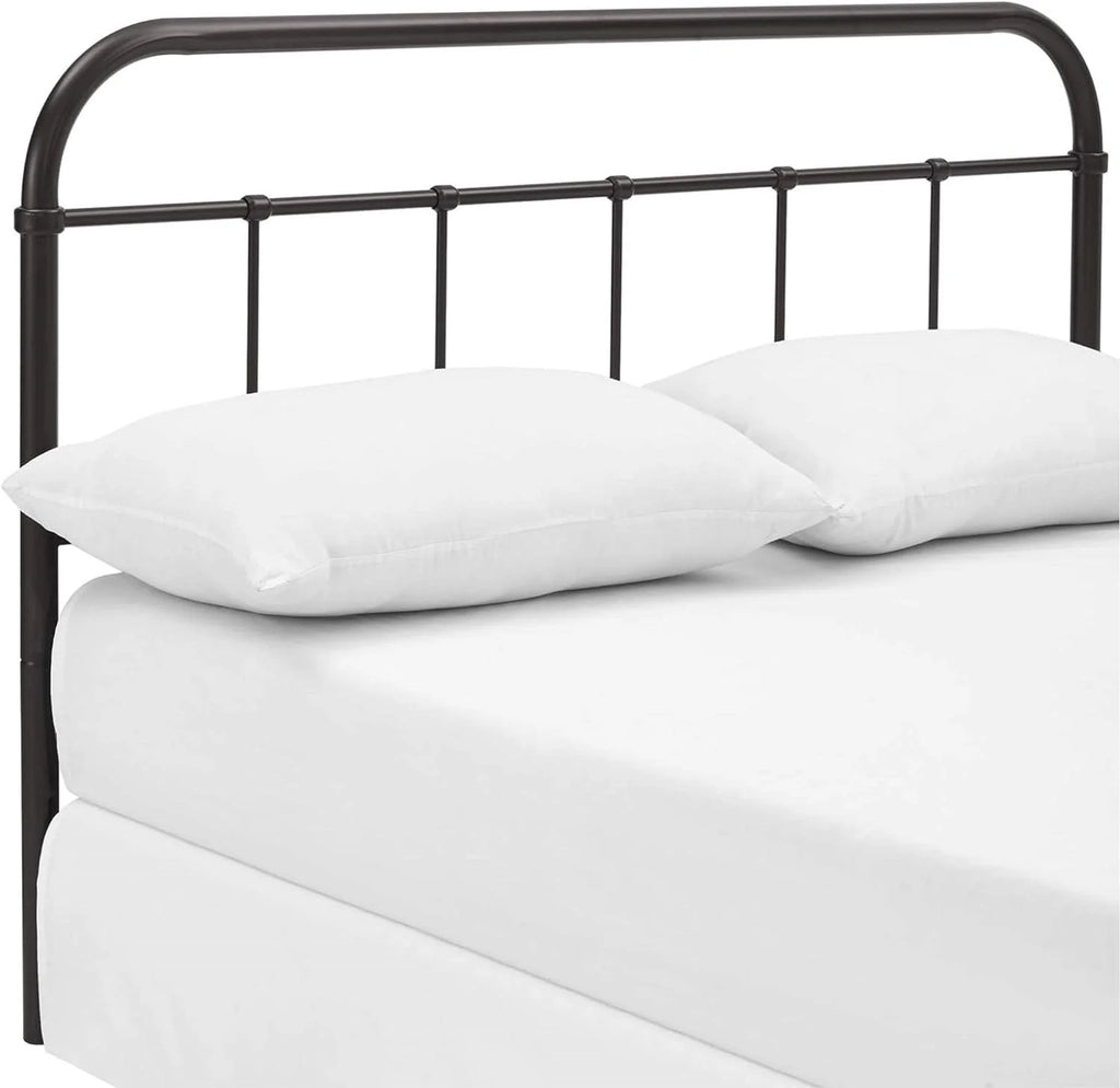 King Steel Headboard - Brown Q59861