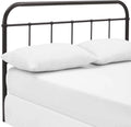 King Steel Headboard - Brown Q59861