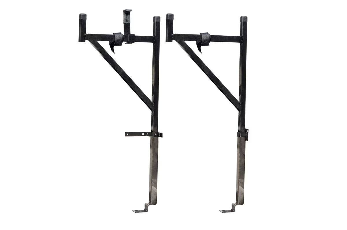 Steel Half Ladder Rack, Black W73194
