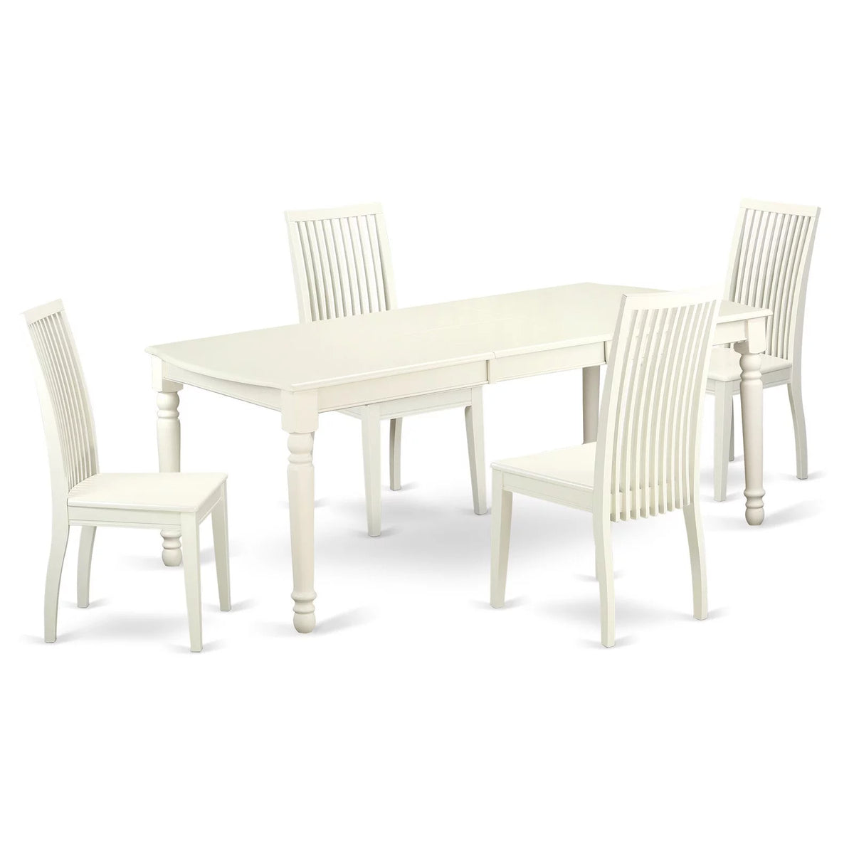 Linen White Dining Room Set B5719