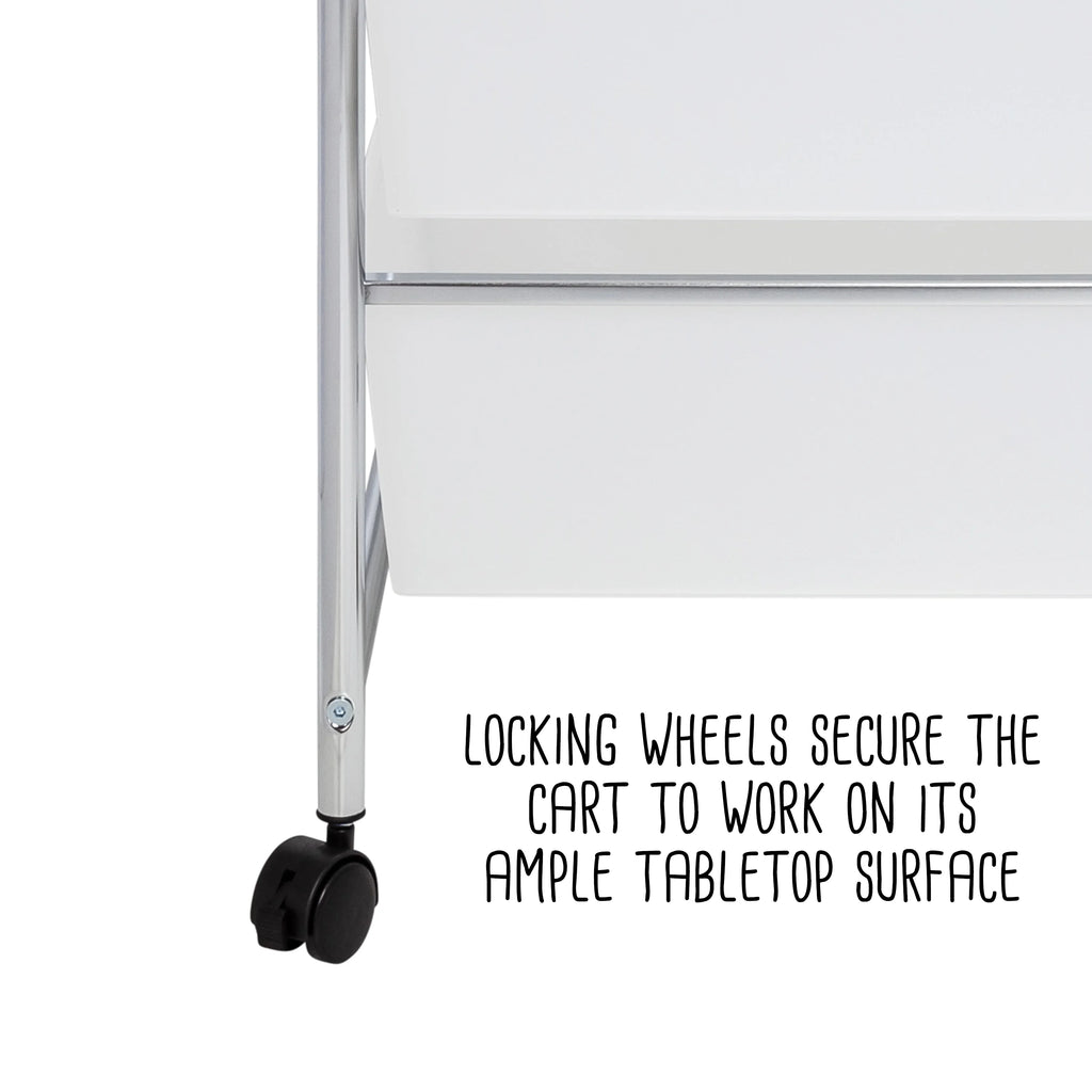 Plastic 12-Drawer Rolling Craft Cart R222