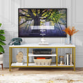 59" 3 Tier TV Stand with Open Storage Shelves B63070