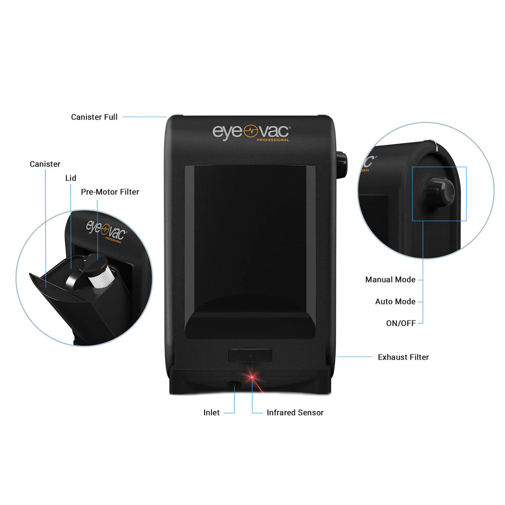 Black Touchless Electric Stationary Pet Vacuum Hard Floor Cleaner V13516