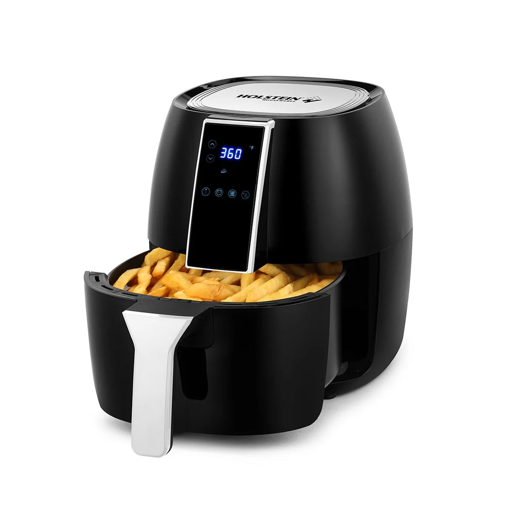 3.7 qt Air Digital Fryer with Touchscreen Control, Black I309