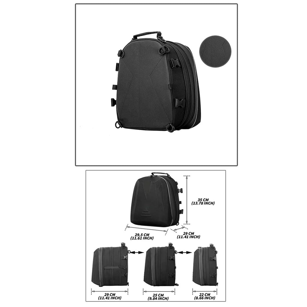 Motorbike Backpack Storage Bag with Expandable Travel Bag M18021
