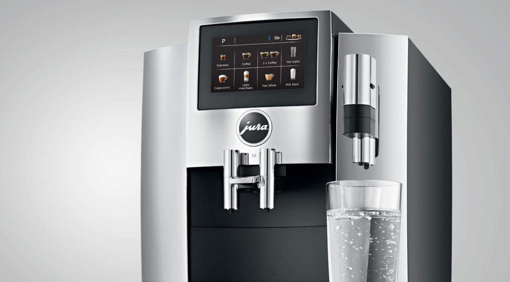 Chrome Automatic Coffee Machine, 64 ounces H1893