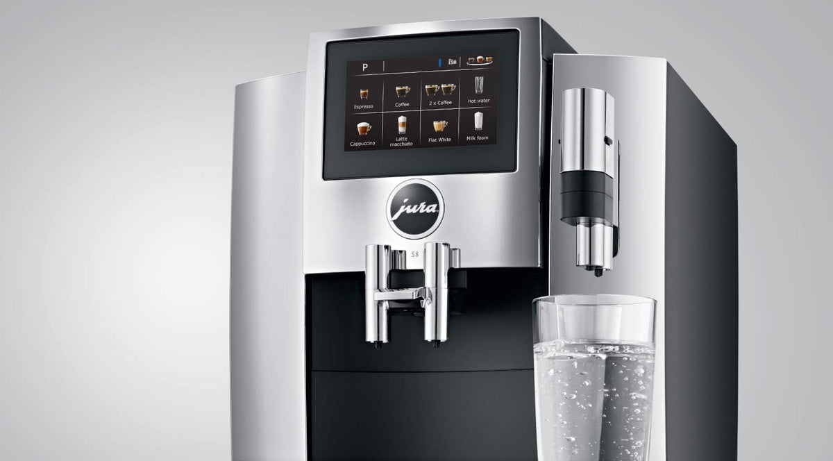 Chrome Automatic Coffee Machine, 64 ounces H1893