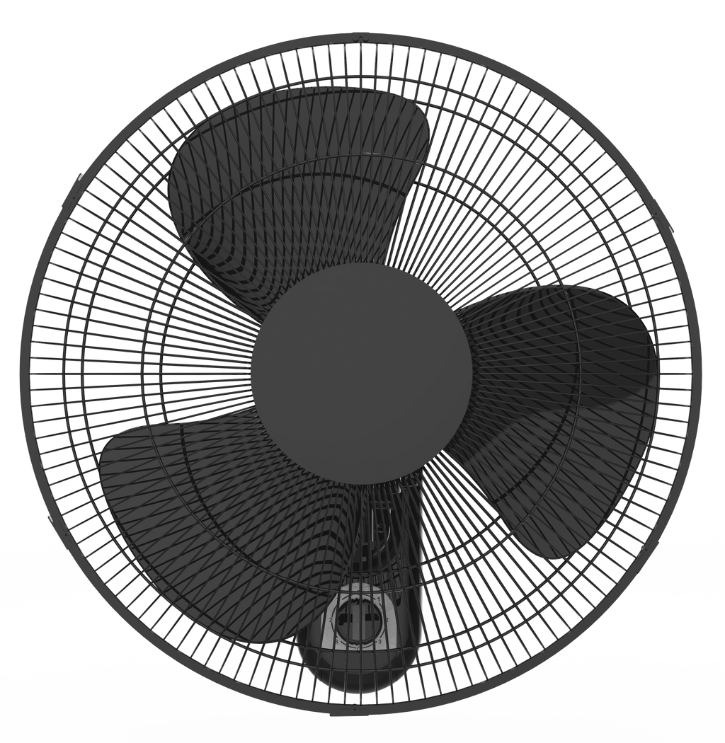 16 3-Speed Oscillating Wall Mount Fan X57353