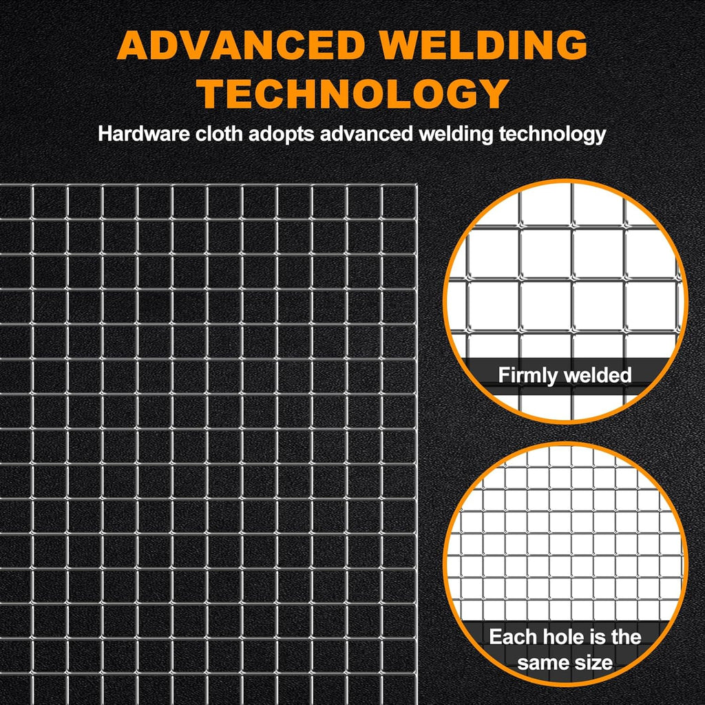 1/2 inch 48 in x100 ft 19 Gauge Welded Wire Fencing T396875