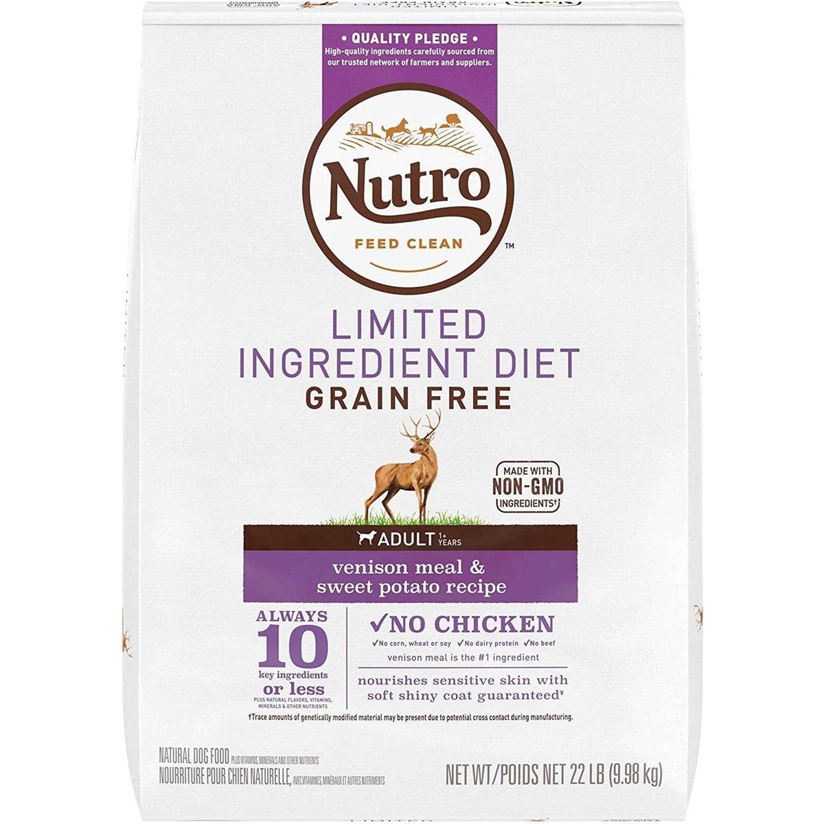Grain Free Venison & Sweet Potato Dry Dog Food M16511