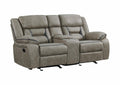 Faux Leather Loveseat F547