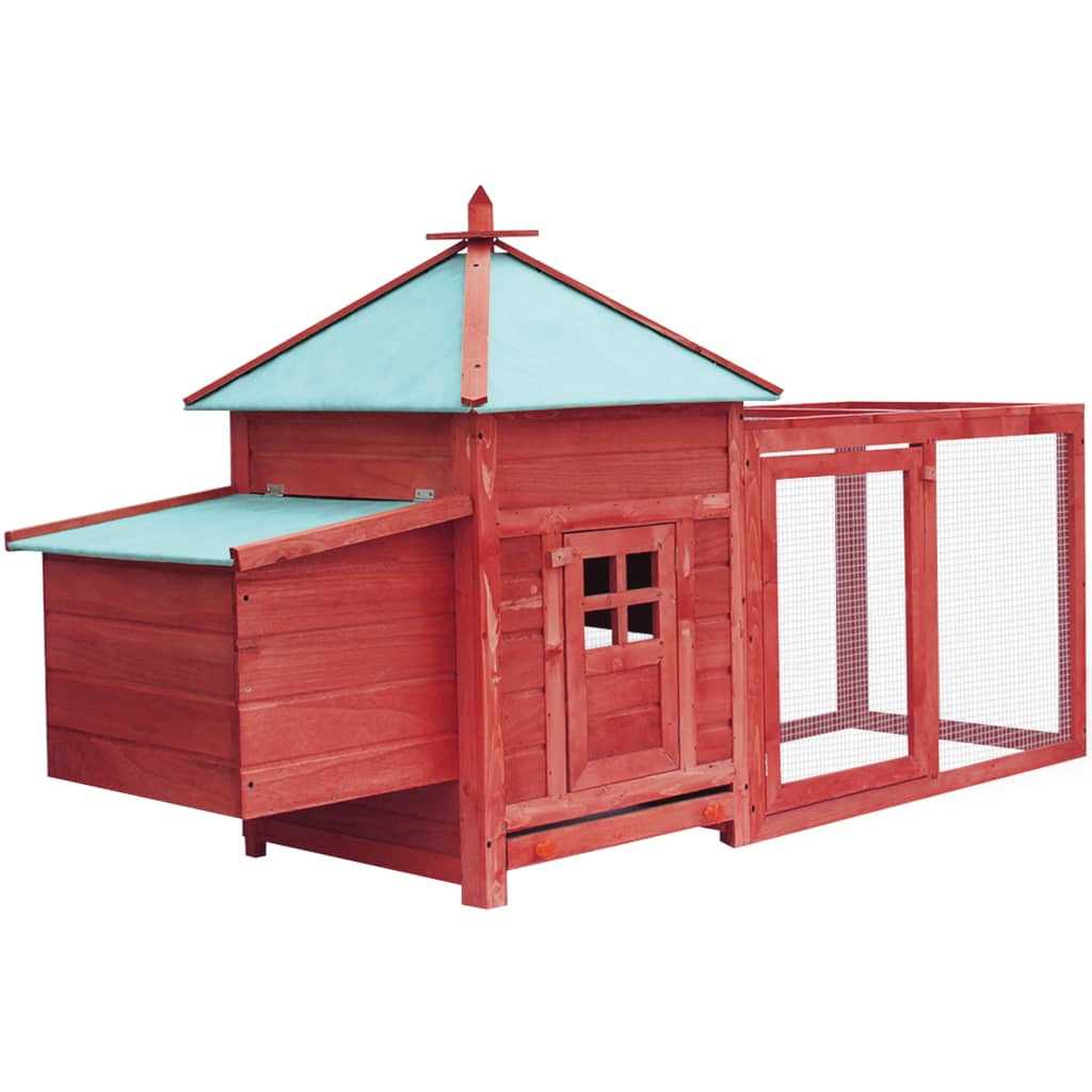 Chicken Coop with Nest Box Q1459