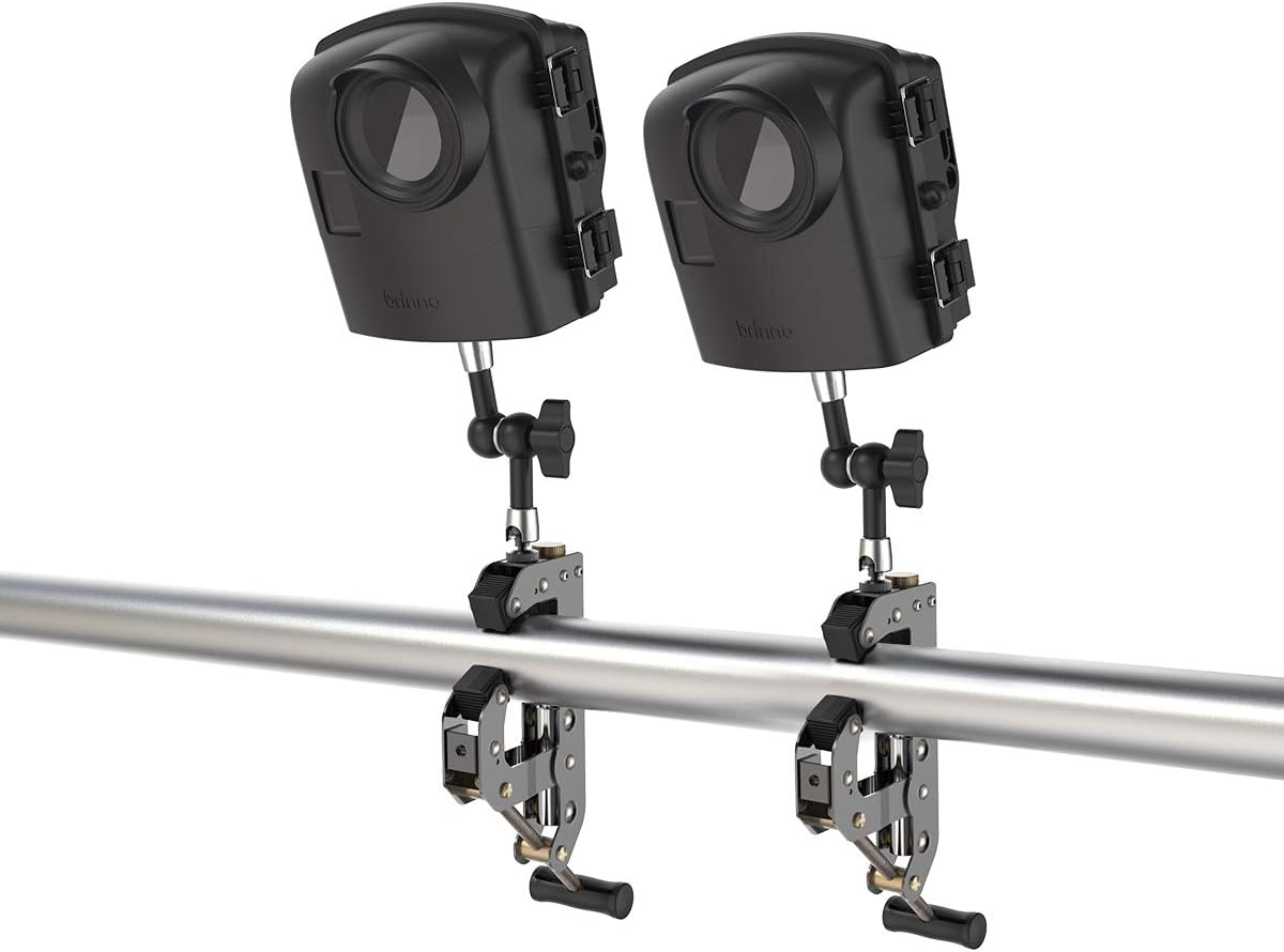 Construction & Outdoor Security Time Lapse Camera Trio Bundle Pack with Industrial Clamp & Weather-Resistant Case V377