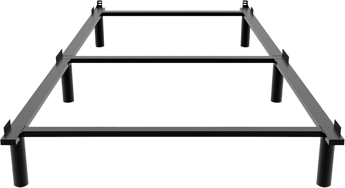Adjustable Metal Bed Frame with 9-Leg Support X6206