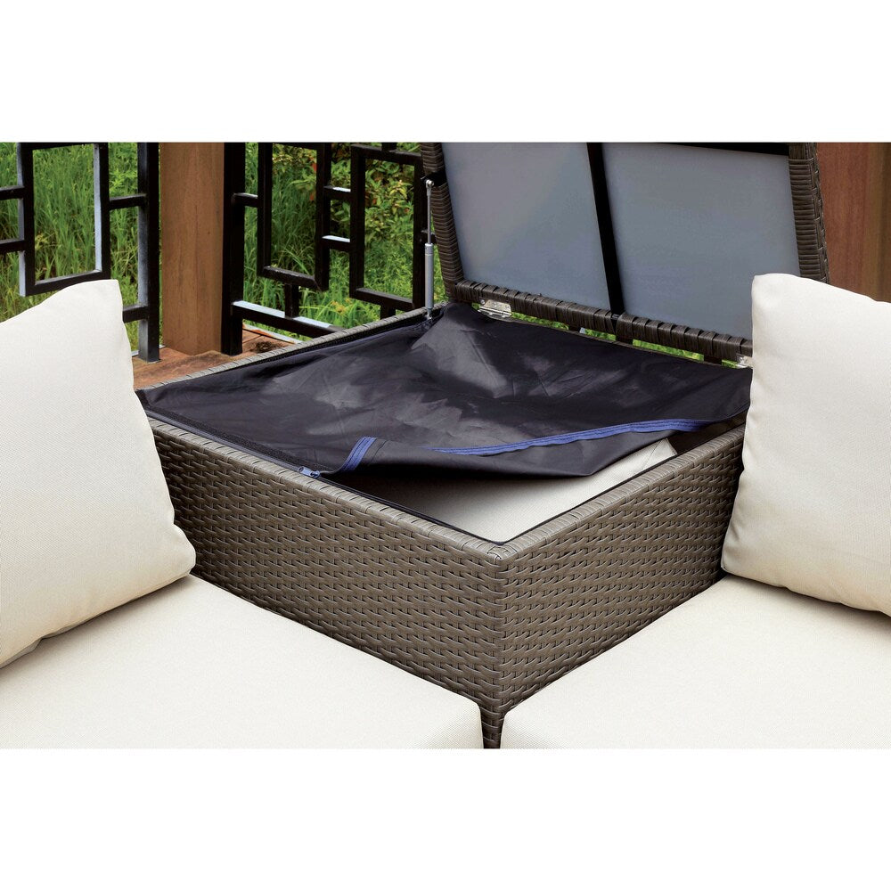 Brown Aluminum 6-Piece Outdoor Sofa Set F2952