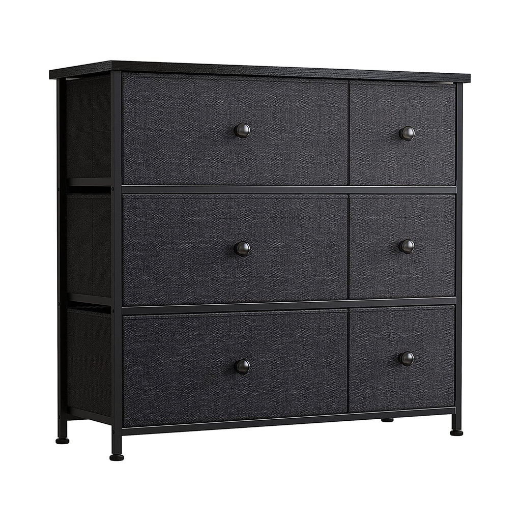 6 Drawer Steel Frame Storage Organizer Dresser X22320